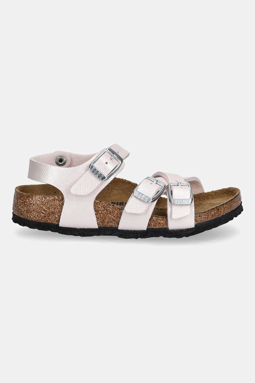 Детские сандалии Birkenstock Kumba Kids цвет розовый 1029426 Детские сандалии Birkenstock Kumba Kids цвет розовый 1029426