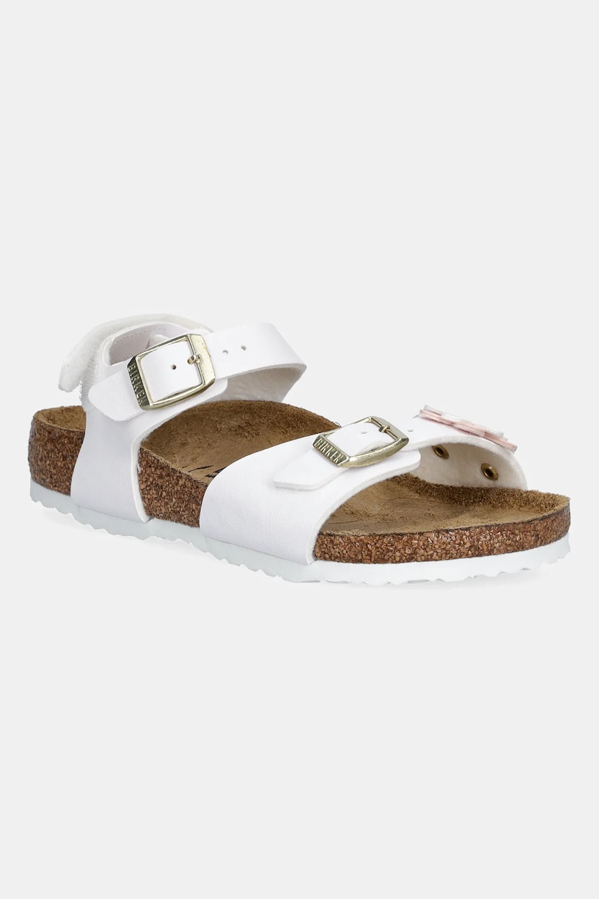 Birkenstock sandale copii Rio AS Kids AS Kids culoarea alb, 1029561 Birkenstock sandale copii Rio AS Kids AS Kids culoarea alb, 1029561