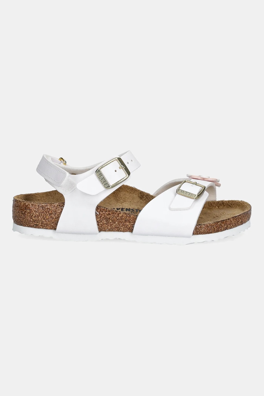 Детские сандалии Birkenstock Rio AS Kids AS Kids цвет белый 1029561 Детские сандалии Birkenstock Rio AS Kids AS Kids цвет белый 1029561