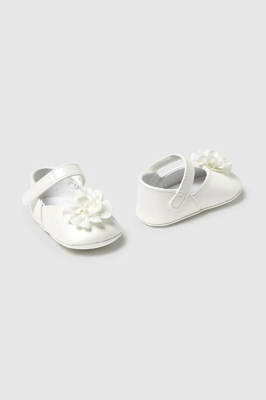 Mayoral Newborn pantofi pentru bebelusi culoarea bej, 9902
