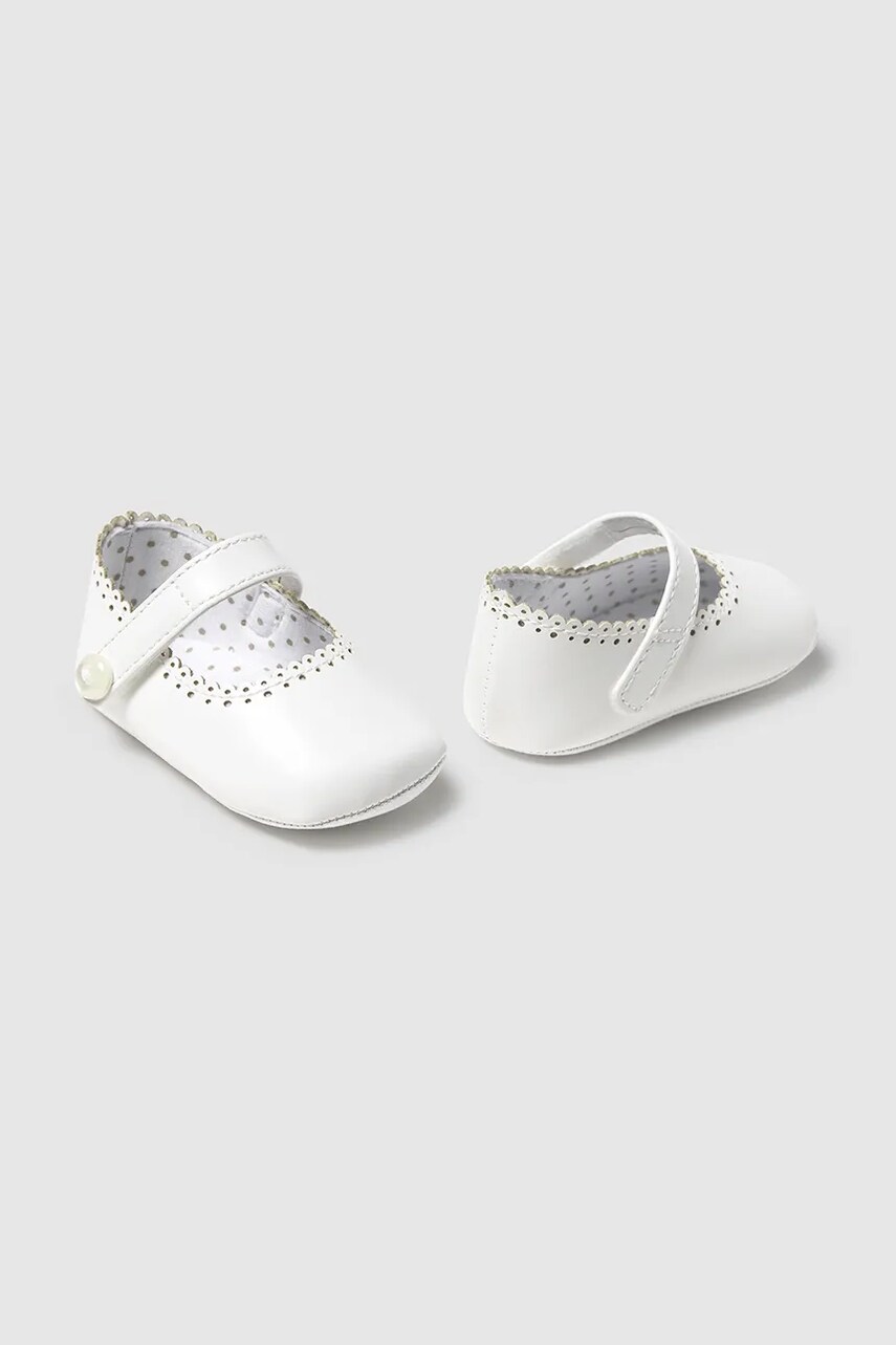 Levně Dětské boty Mayoral Newborn bílá barva, 9903