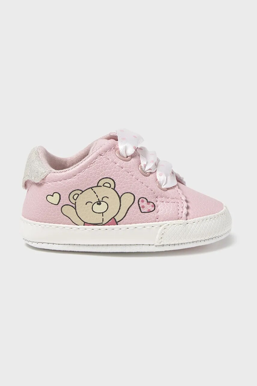 Mayoral Newborn pantofi pentru bebelusi culoarea roz, 9905