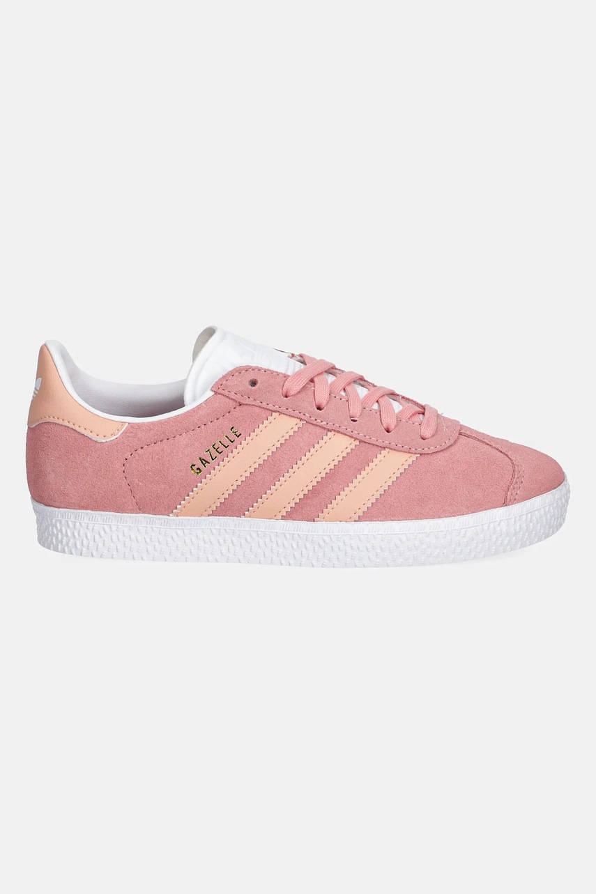 Детские замшевые кроссовки adidas Originals GAZELLE цвет розовый JP5544 Детские замшевые кроссовки adidas Originals GAZELLE цвет розовый JP5544