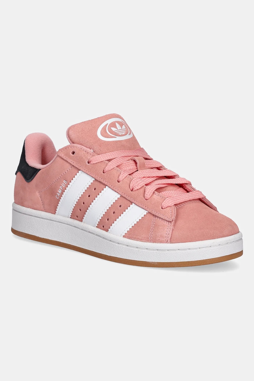 adidas Originals sneakers din piele intoarsă CAMPUS 00s culoarea roz, JI0284