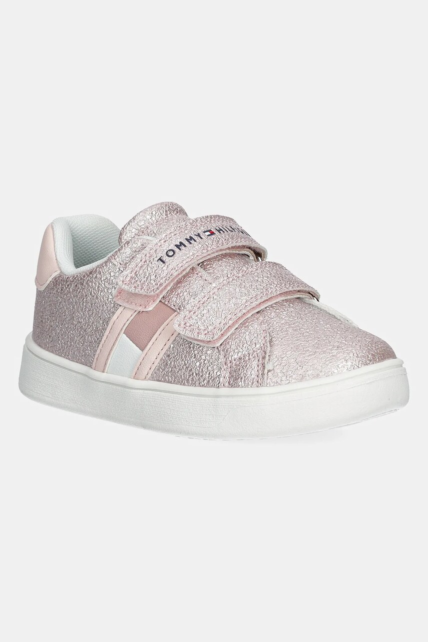 Levně Dětské sneakers boty Tommy Hilfiger růžová barva, T1A9-33725