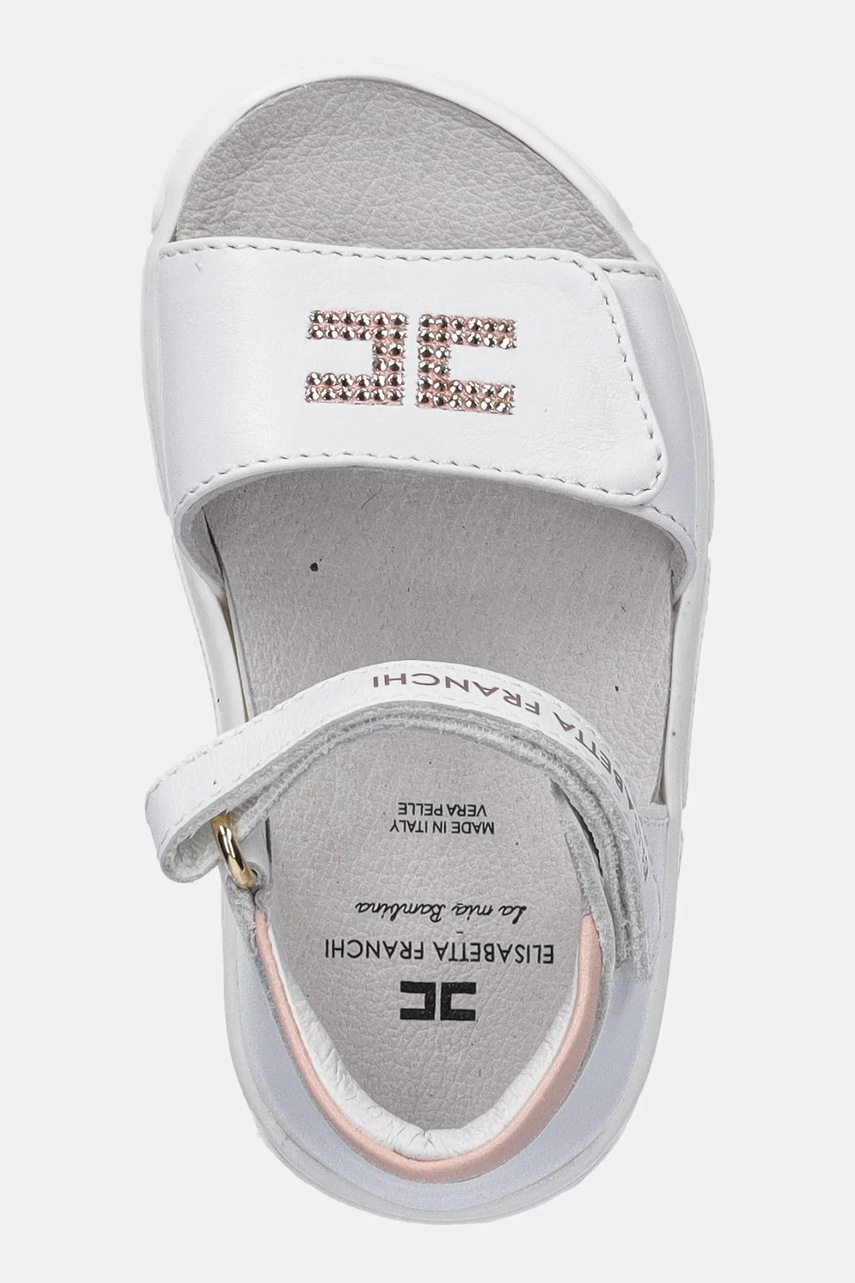 Dětské kožené sandály Elisabetta Franchi (obrázek 4)