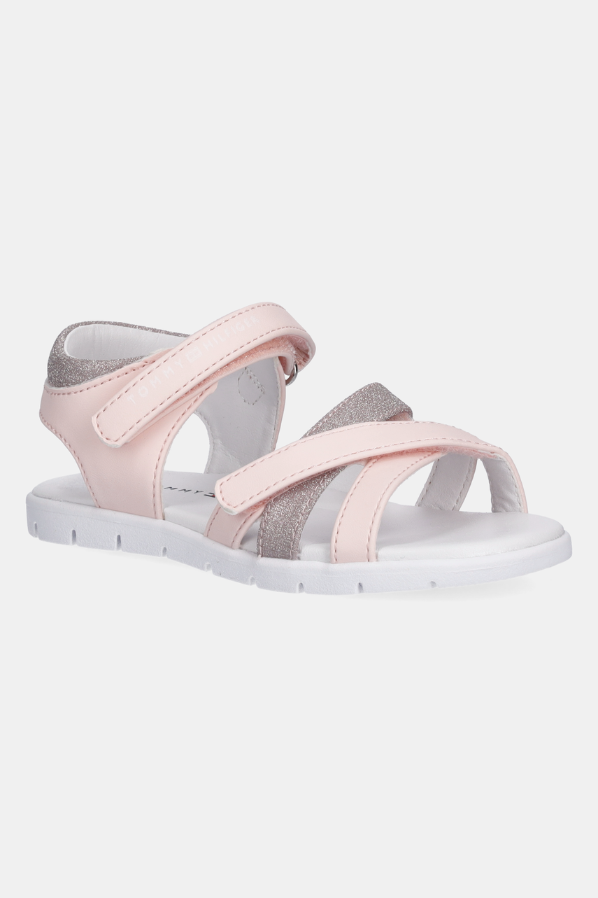 Levně Dětské sandály Tommy Hilfiger růžová barva, T1A2-33773