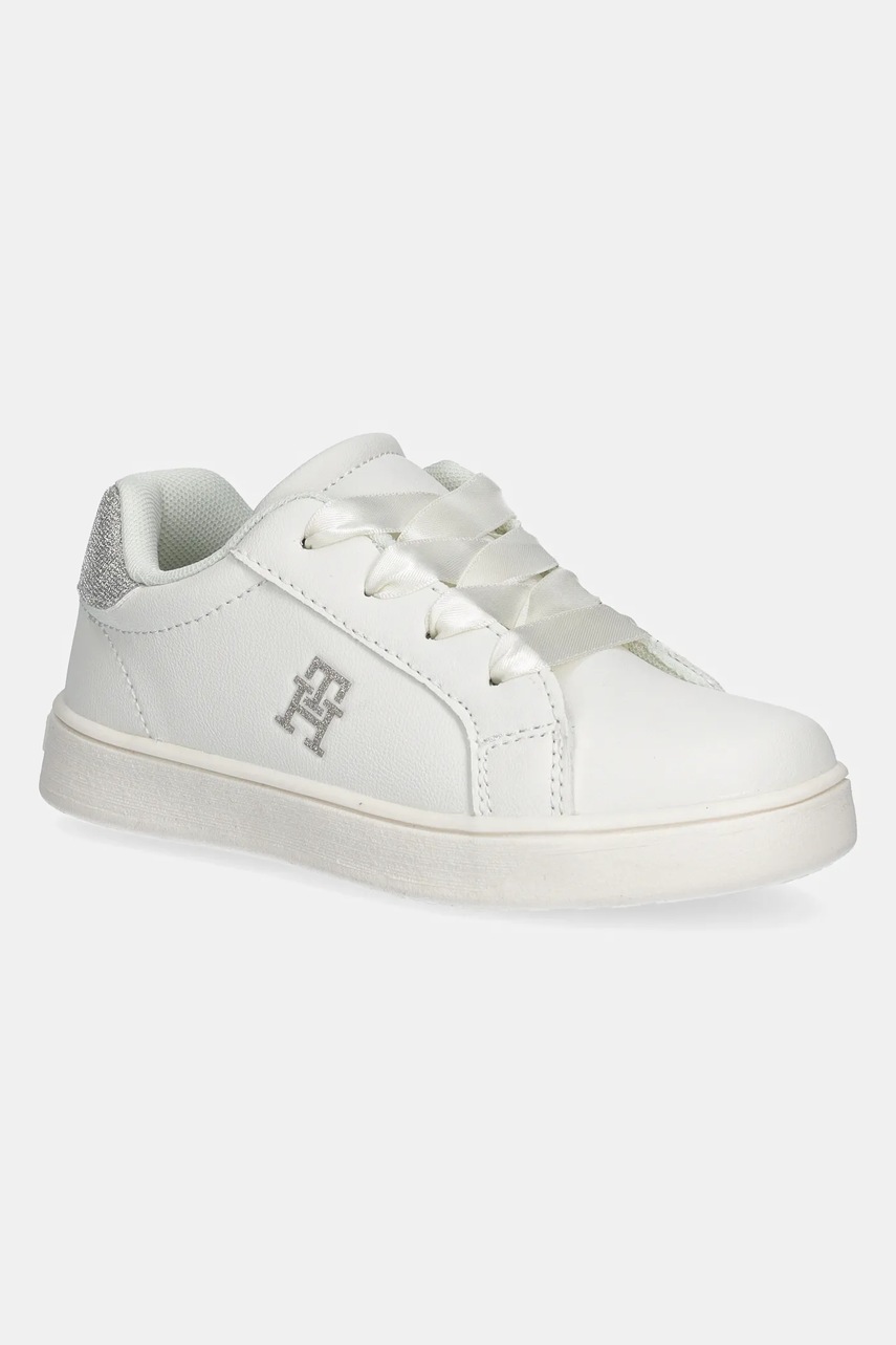 

Детски маратонки Tommy Hilfiger в бяло T1A9-33728, Бял