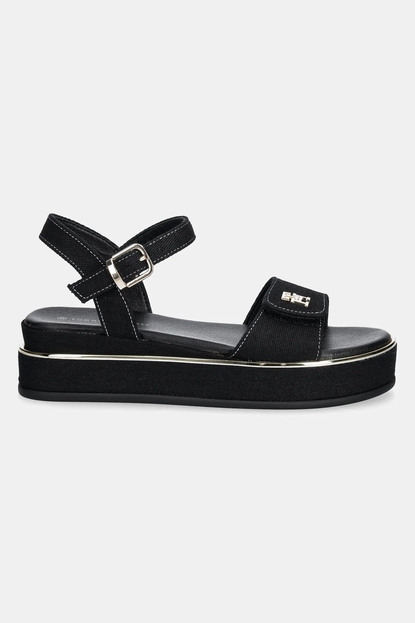 Детские сандалии Tommy Hilfiger цвет чёрный T3A2-33788