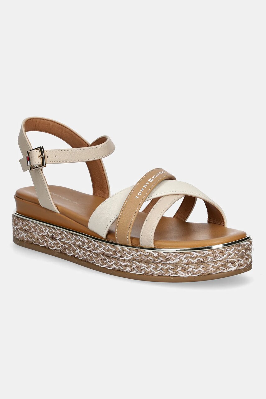 Levně Dětské sandály Tommy Hilfiger hnědá barva, T3A2-33790