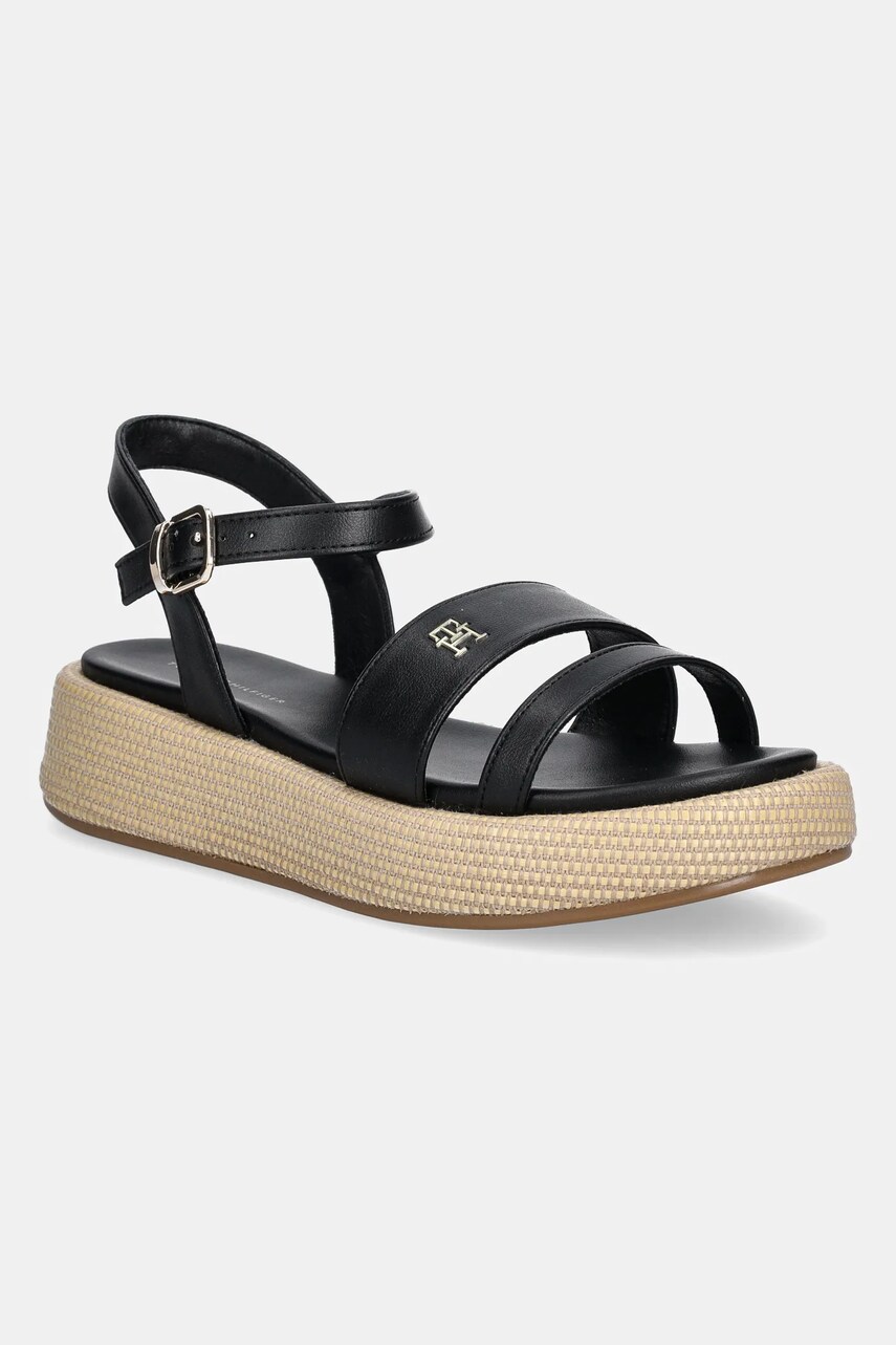 Levně Dětské sandály Tommy Hilfiger černá barva, T3A2-33793