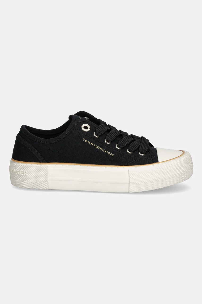 Дитячі кеди Tommy Hilfiger колір чорний T3A9-33733