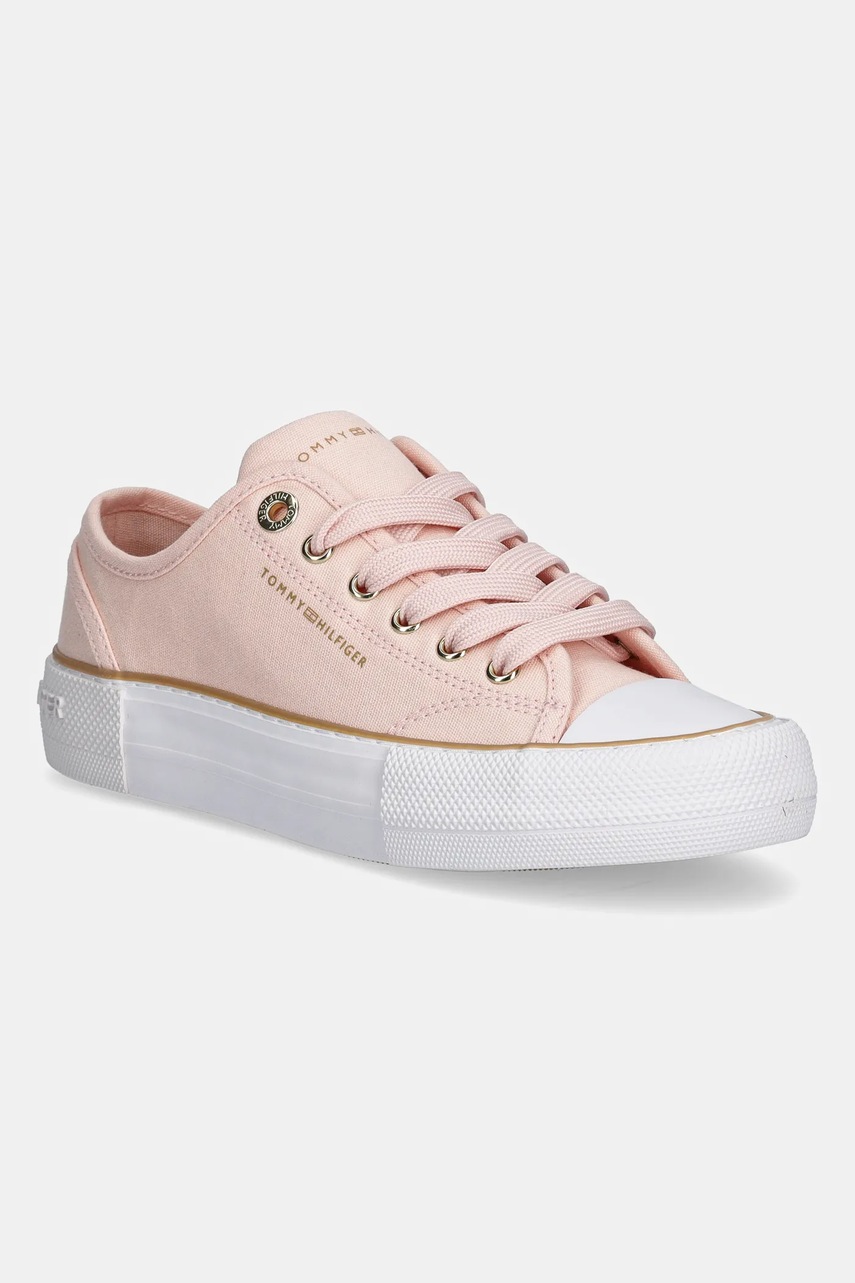 

Детски ниски кецове Tommy Hilfiger в розово T3A9-33733, Розов