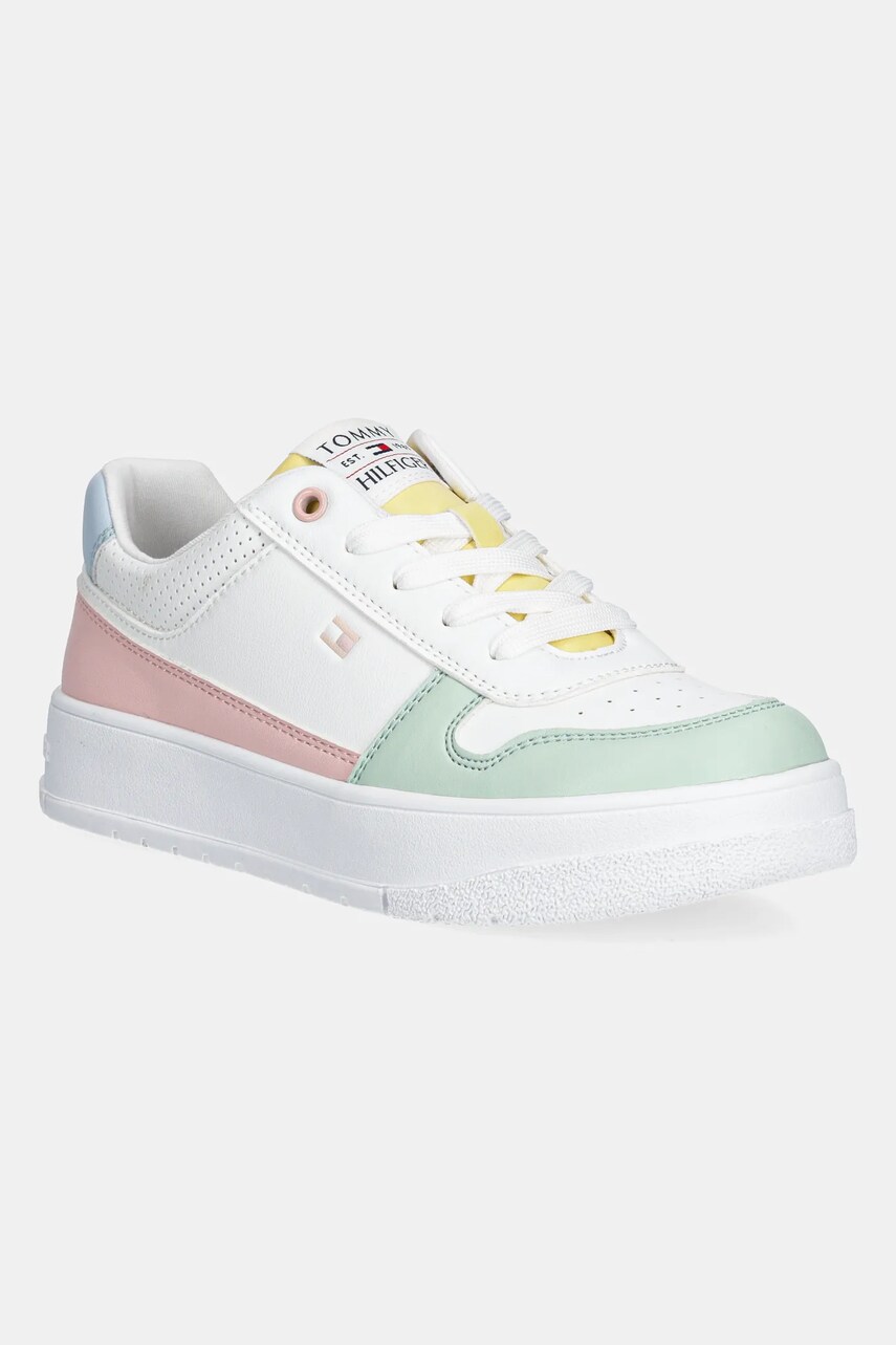 Levně Dětské sneakers boty Tommy Hilfiger bílá barva, T3A9-33740