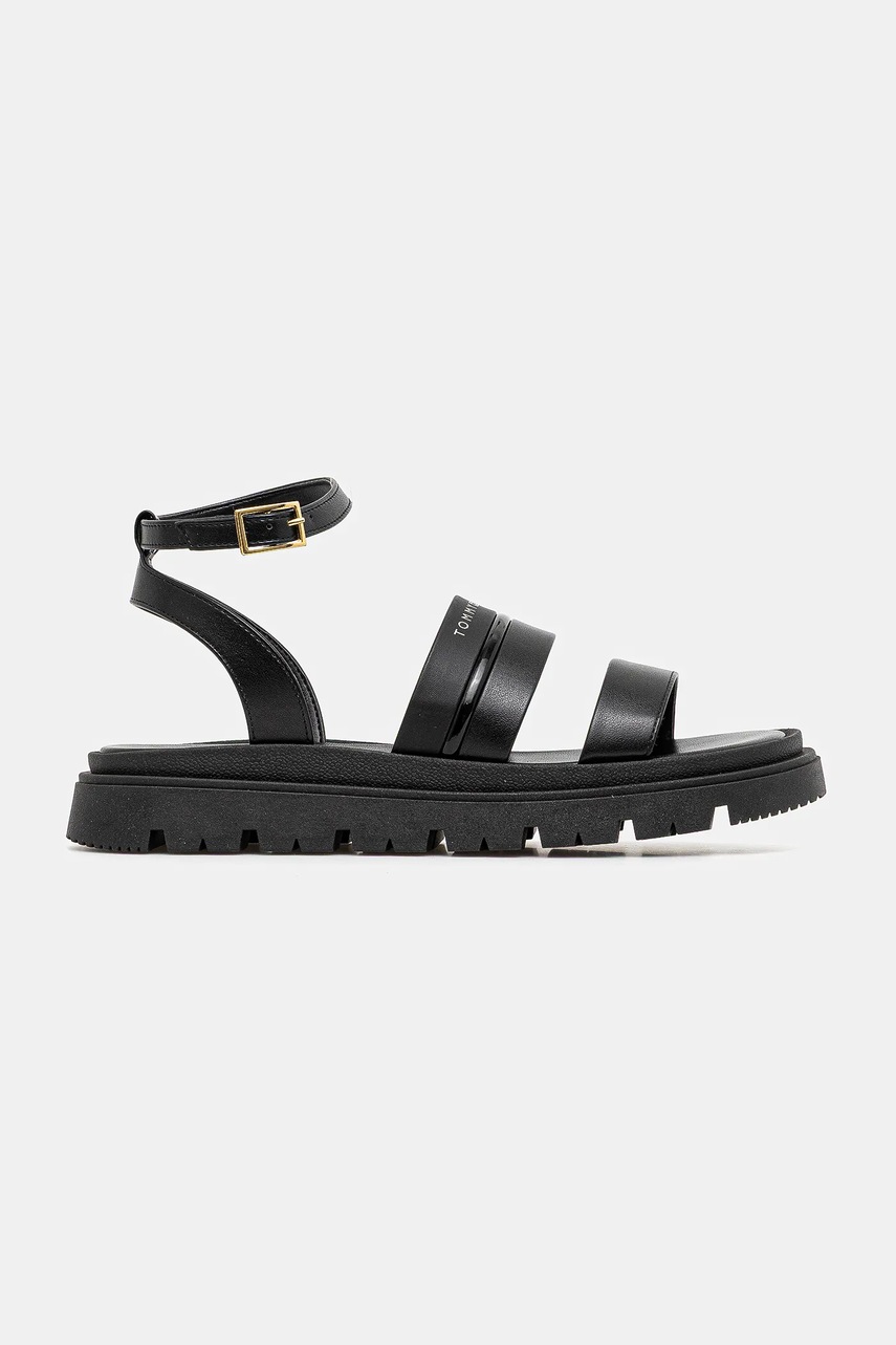 Дитячі сандалі Tommy Hilfiger колір чорний T4A2-33798