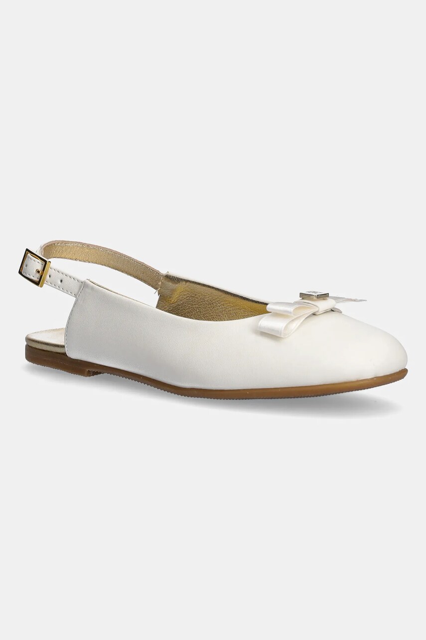 Levně Dětské balerínky Tommy Hilfiger bílá barva, T4A3-33929