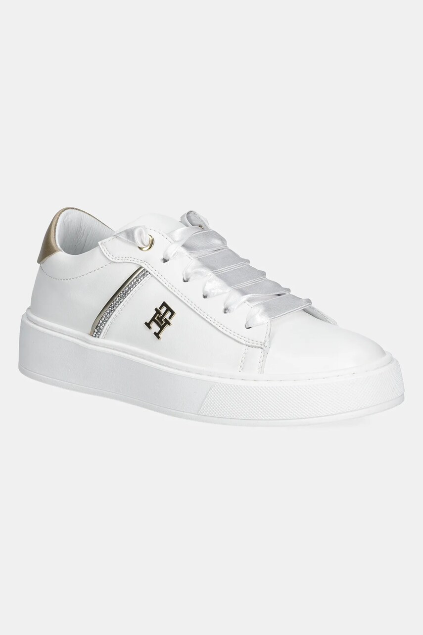 

Детски маратонки Tommy Hilfiger в бяло T4A9-33933, Бял