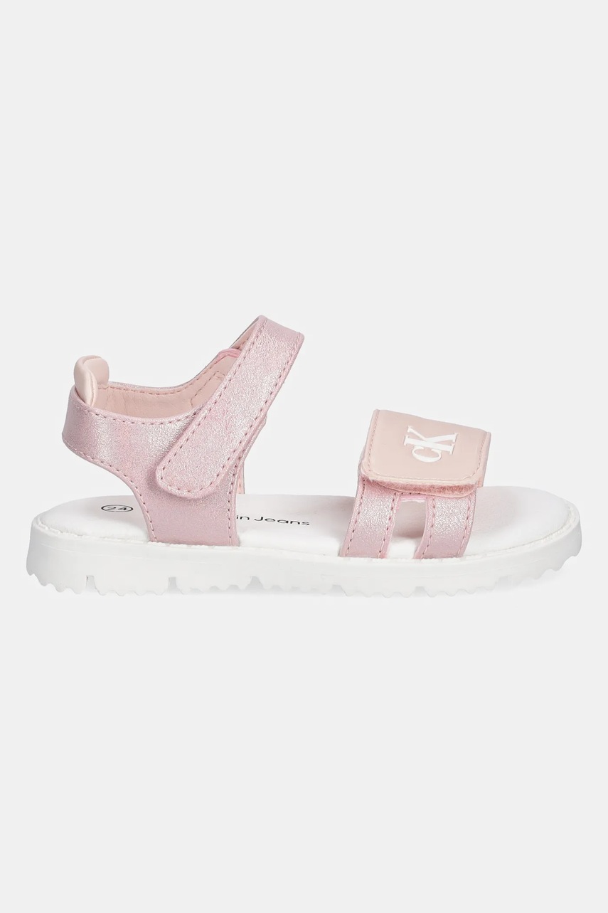 Детские сандалии Calvin Klein Jeans цвет розовый V1A2-82039 Детские сандалии Calvin Klein Jeans цвет розовый V1A2-82039