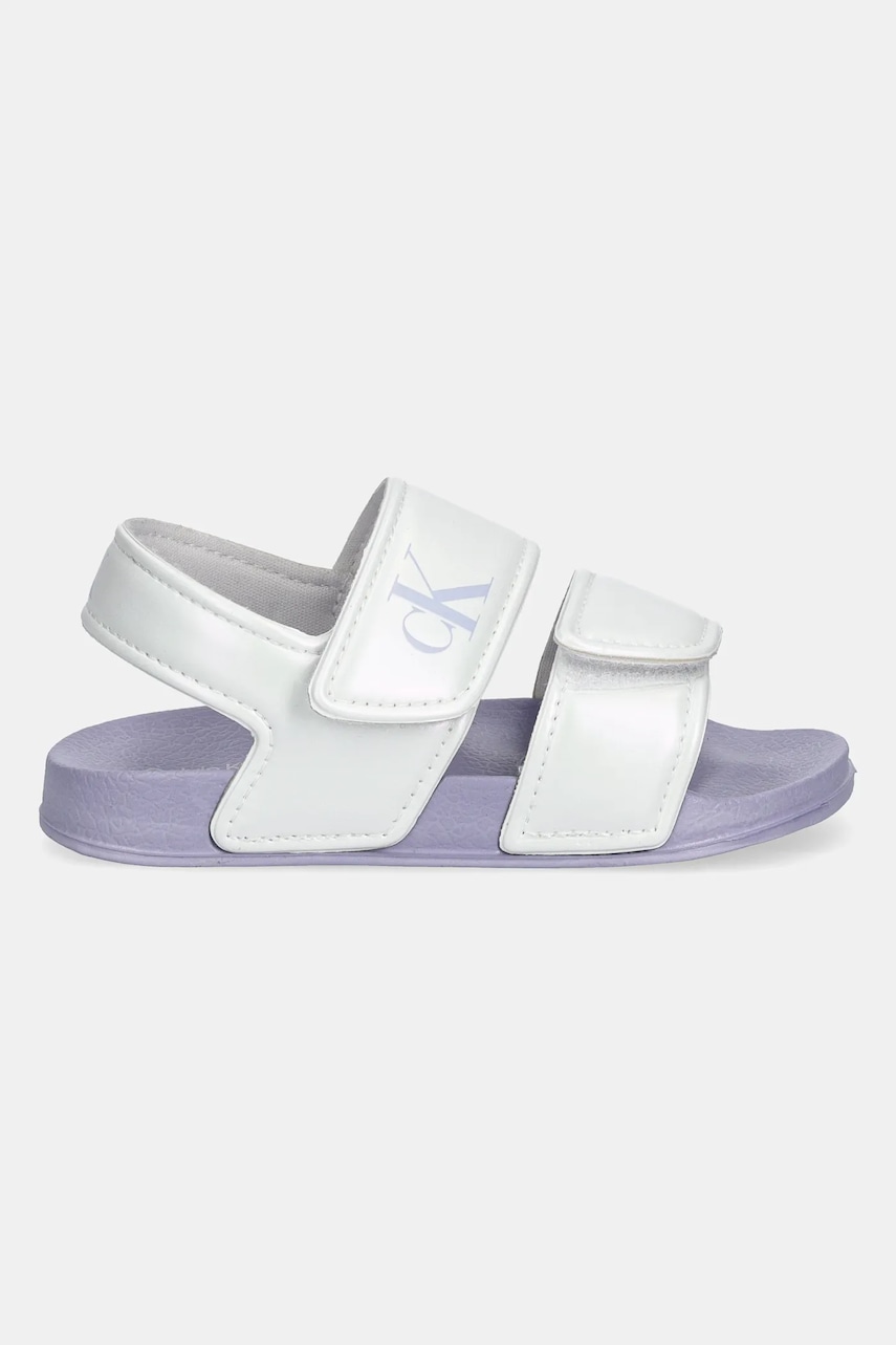 Детские сандалии Calvin Klein Jeans цвет фиолетовый V1A2-82063 Детские сандалии Calvin Klein Jeans цвет фиолетовый V1A2-82063