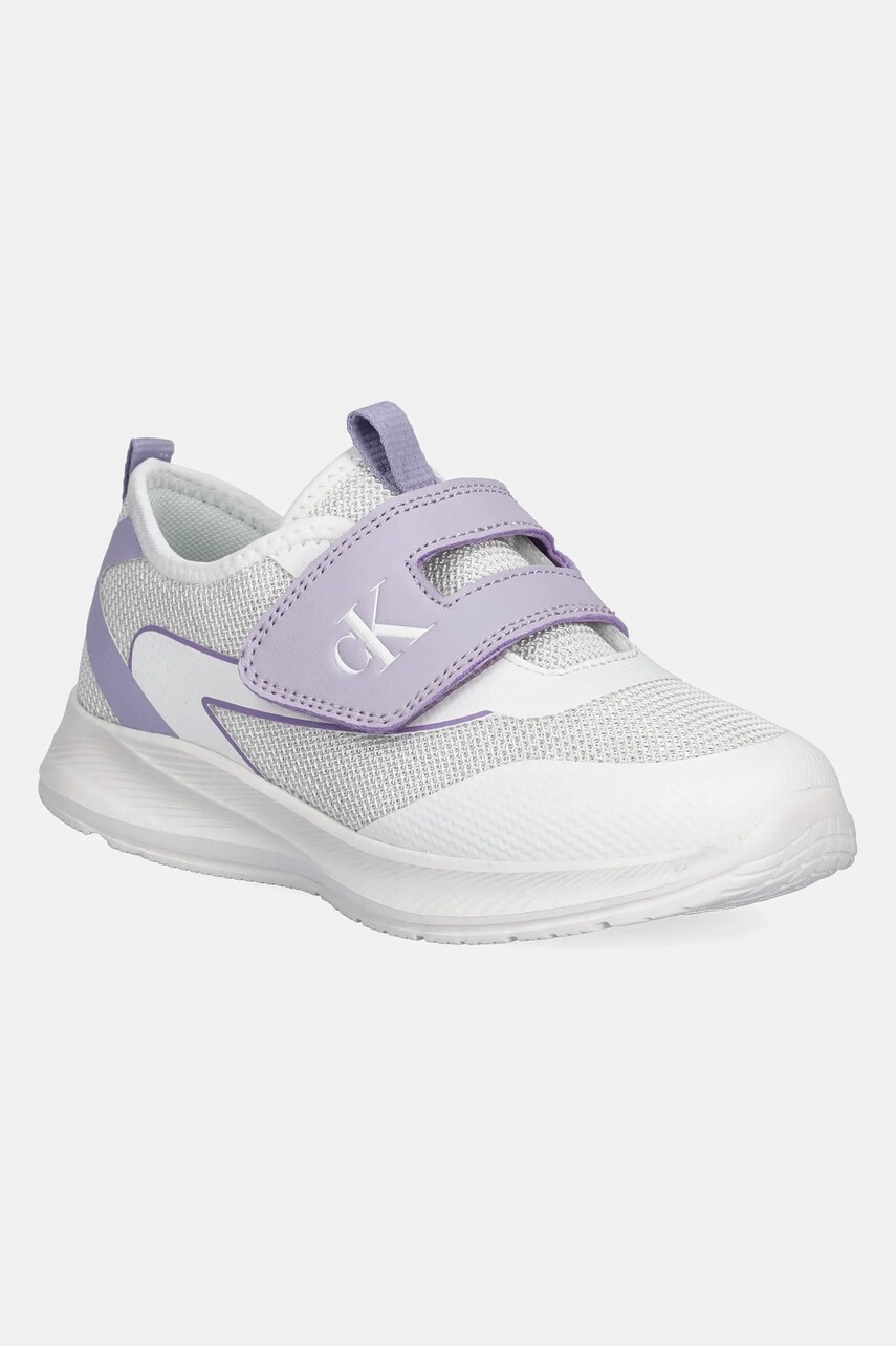 Levně Dětské sneakers boty Calvin Klein Jeans fialová barva, V1A9-82026