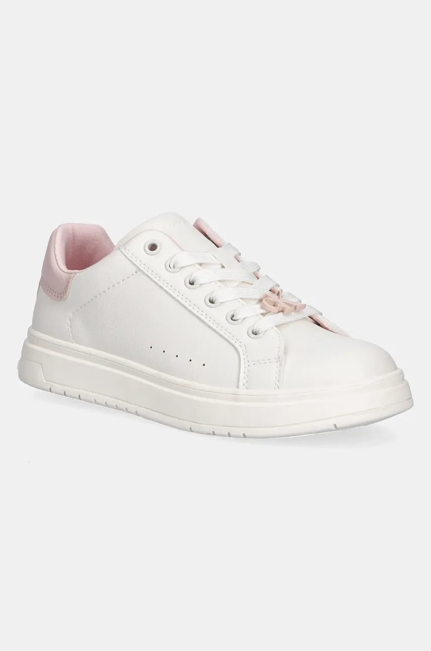 Levně Dětské sneakers boty Calvin Klein Jeans růžová barva, V3A9-82015