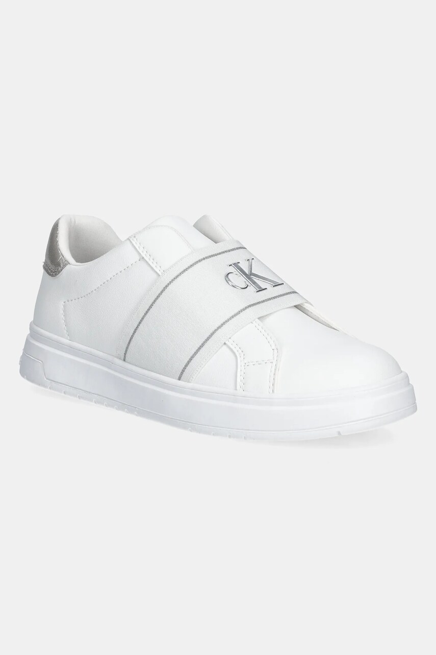 Levně Sneakers boty Calvin Klein Jeans bílá barva, V3A9-82017