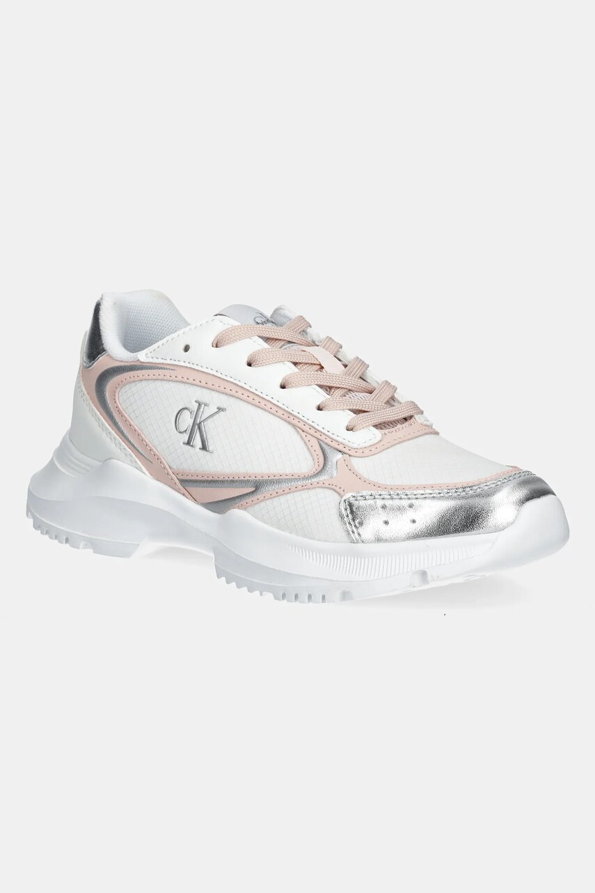 Levně Sneakers boty Calvin Klein Jeans oranžová barva, V3A9-82031