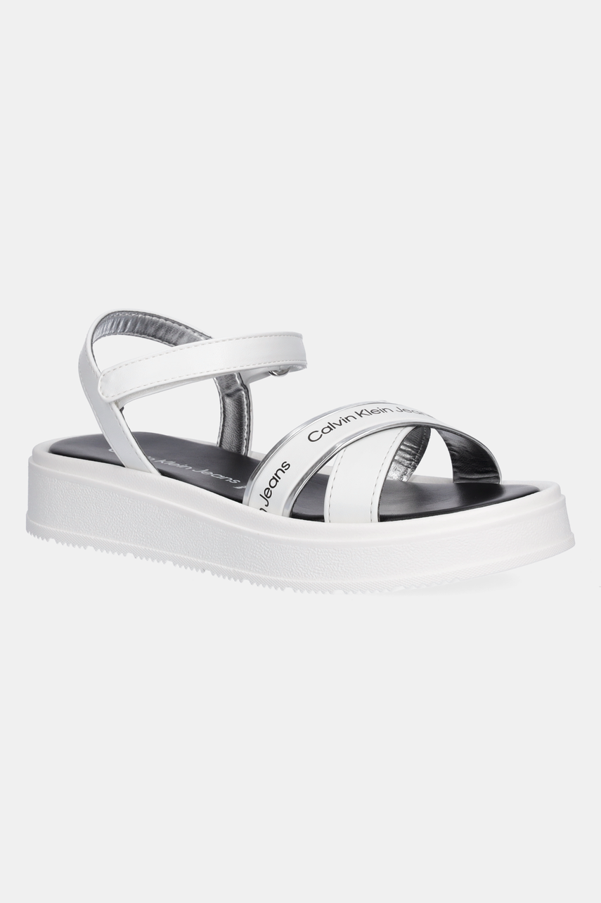 Levně Dětské sandály Calvin Klein Jeans bílá barva, V4A2-82054