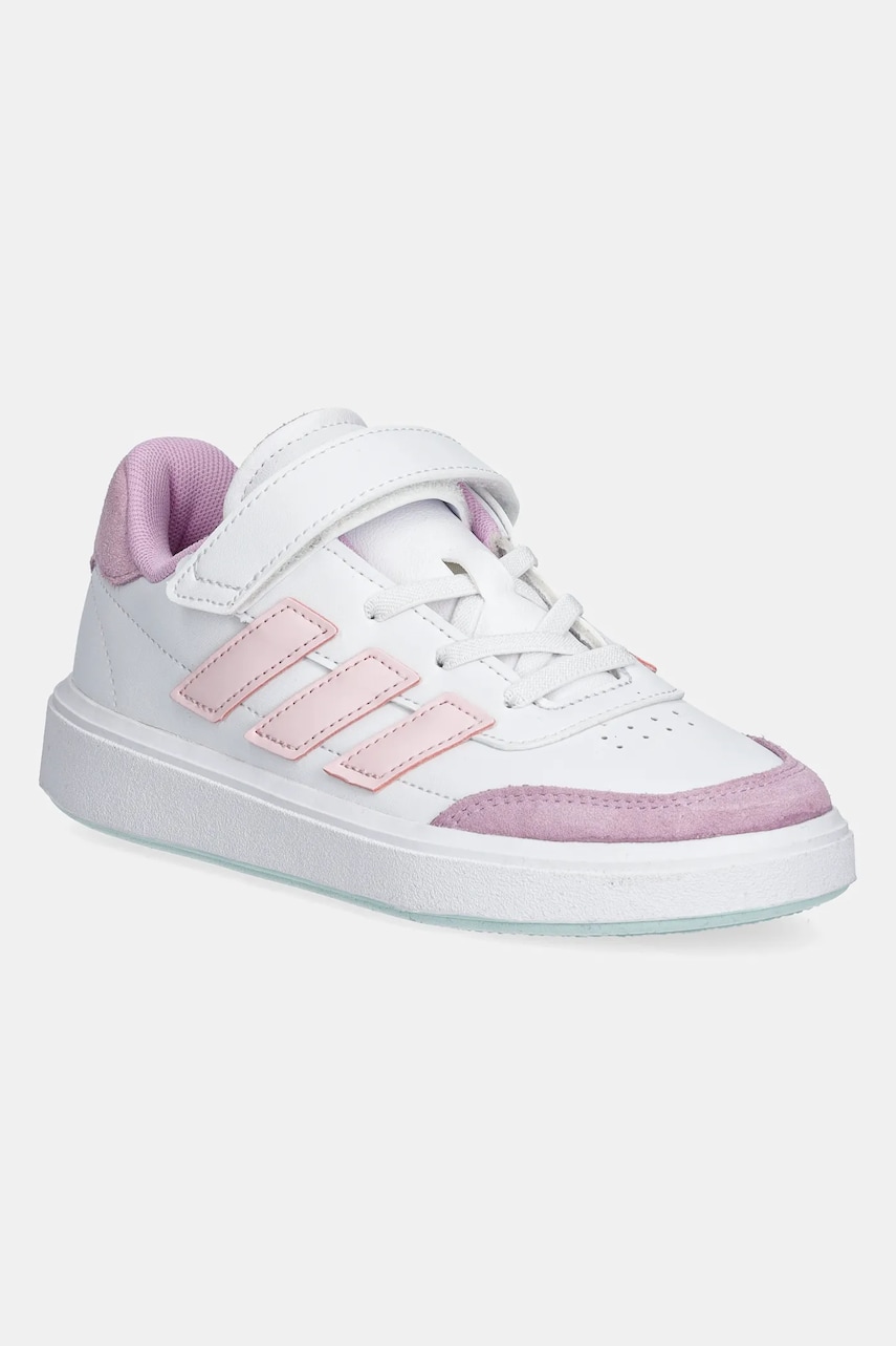 adidas Adidasi pentru copii COURTBLOCK culoarea alb, JH8570