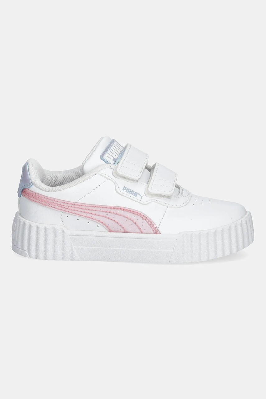 Детские кроссовки Puma Carina 3.0 Blurry Dreams V цвет белый 400609