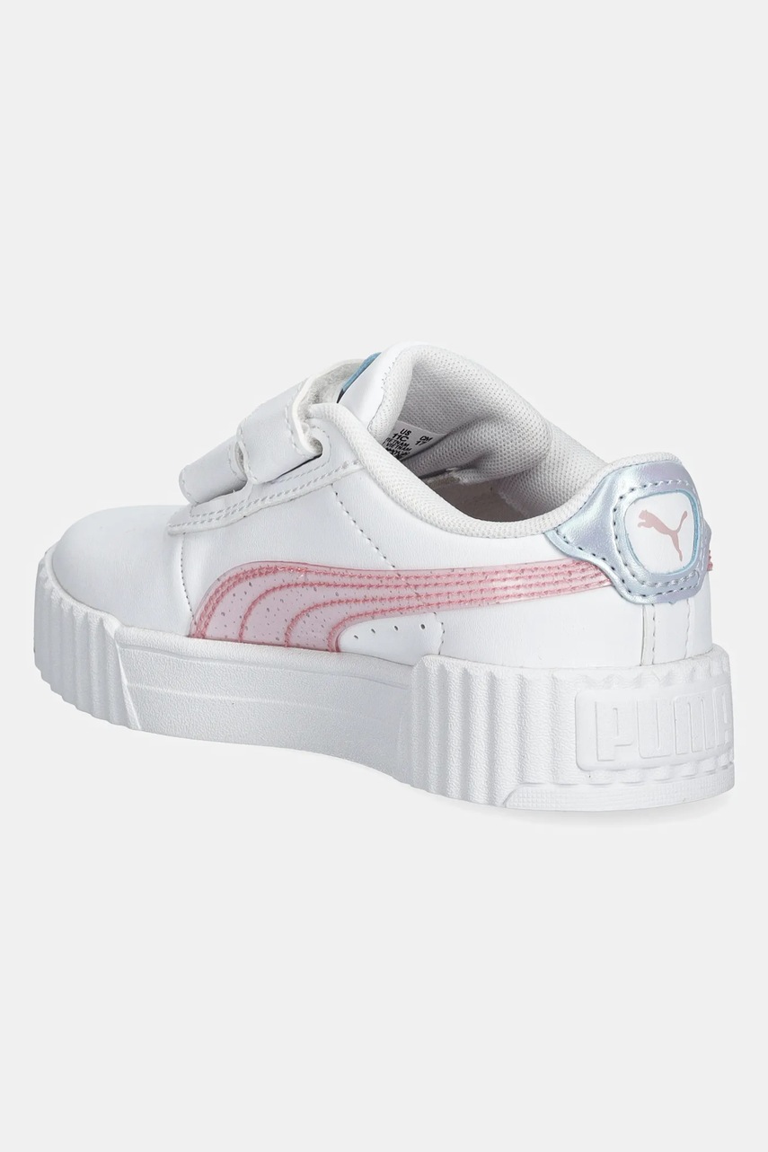 Puma gyerek sportcipő Carina 3.0 Blurry Dreams V fehér, 400609 termék 2. képe