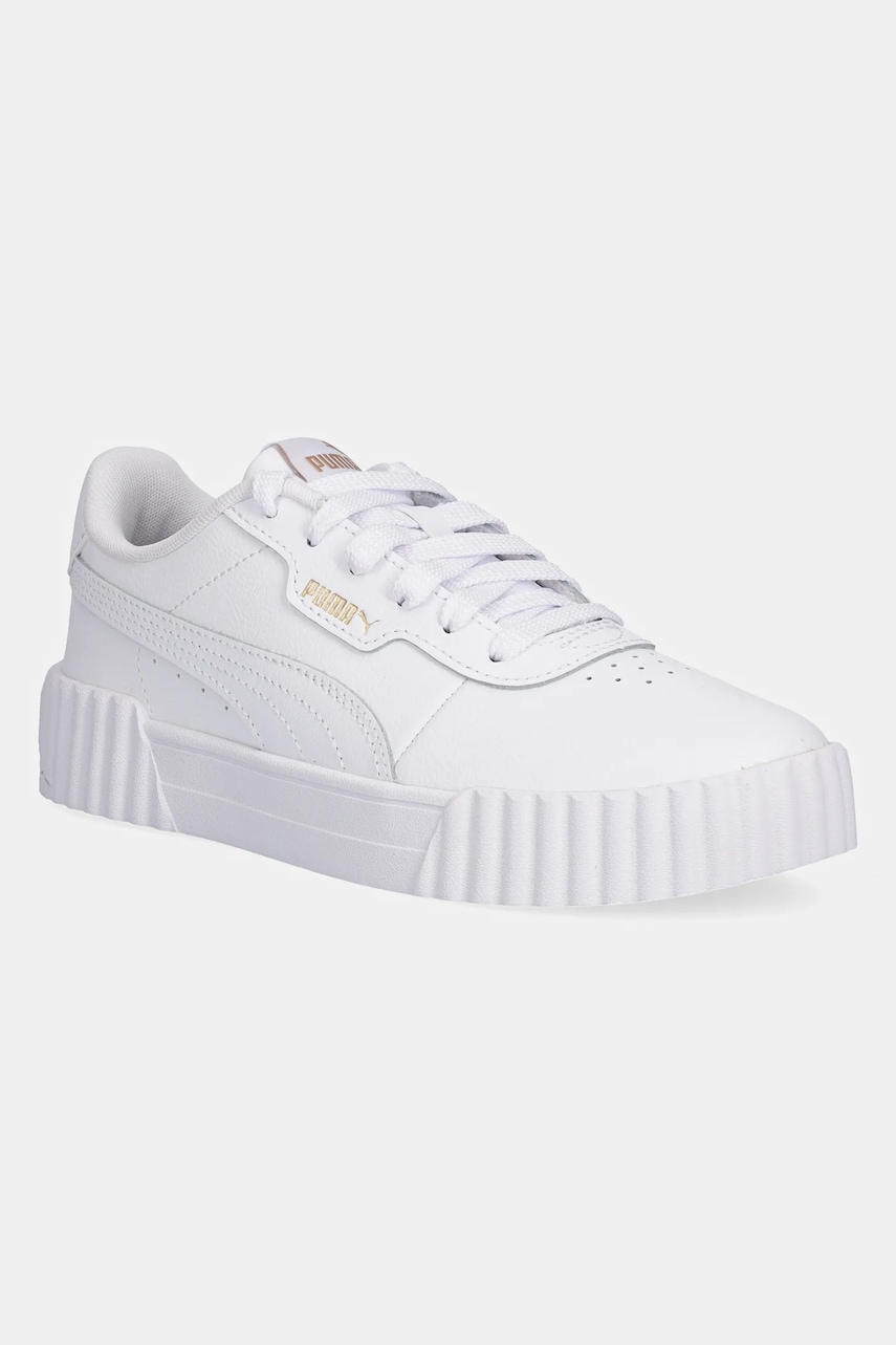 Puma sneakers pentru copii Carina 3.0 culoarea alb, 401476