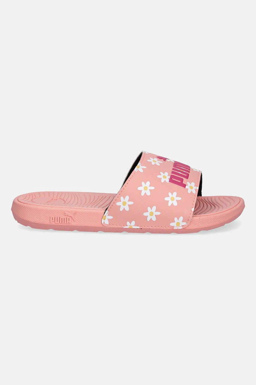 Детские шлепанцы Puma Cool Cat 2.0 Daisies цвет оранжевый 400907 Детские шлепанцы Puma Cool Cat 2.0 Daisies цвет оранжевый 400907