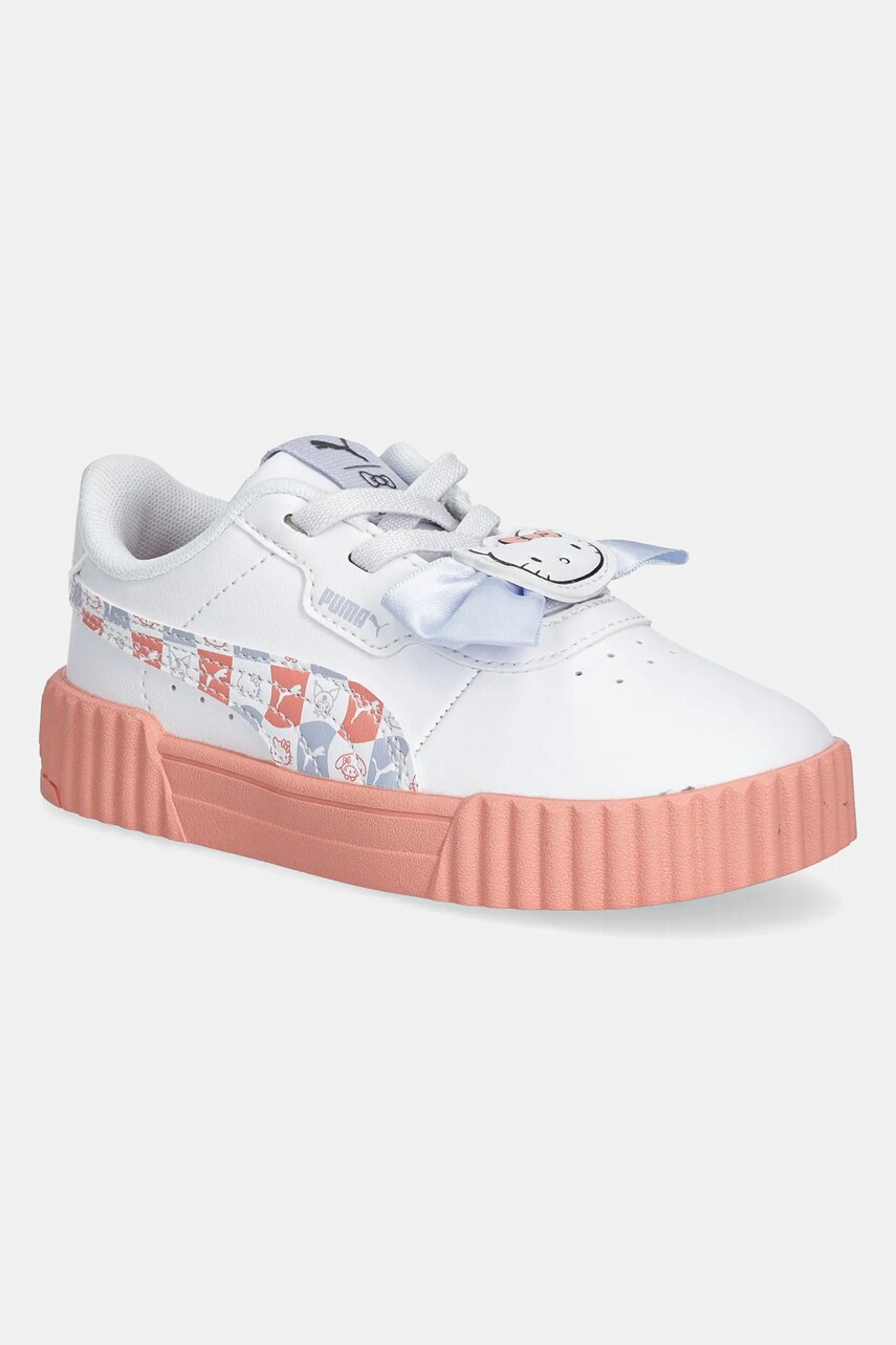 Puma sneakers pentru copii Carina 3.0 HK&FR AC culoarea alb, 401420