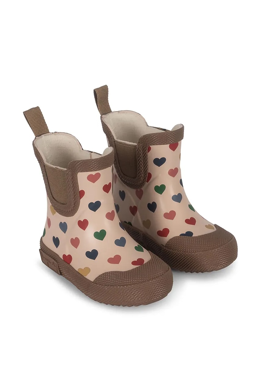 Konges Sløjd cizme copii WELLY RUBBER BOOTS culoarea bej, KS102573 Konges Sløjd cizme copii WELLY RUBBER BOOTS culoarea bej, KS102573