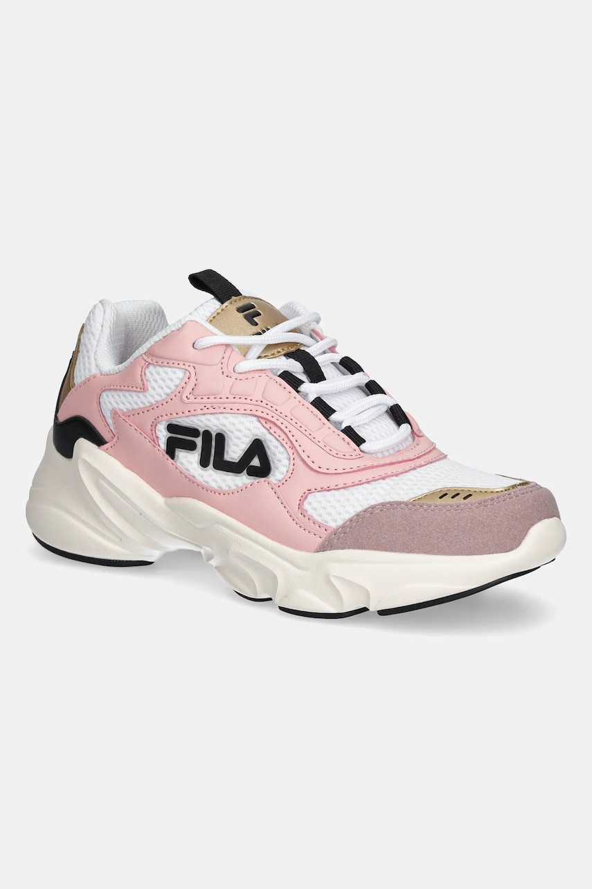 Fila sneakers pentru copii COLLENE LOGO culoarea roz, FFK0248