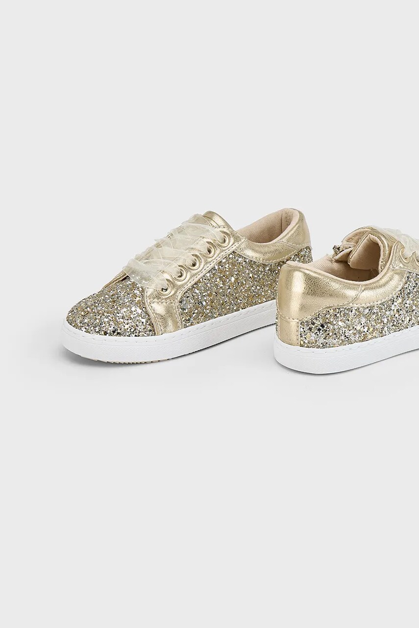 Mayoral sneakers pentru copii culoarea auriu, 43620