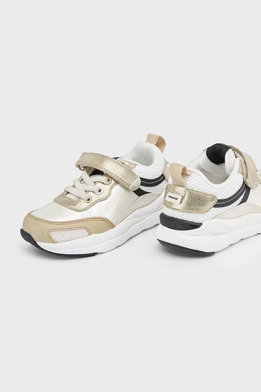 Mayoral sneakers pentru copii culoarea auriu, 45615