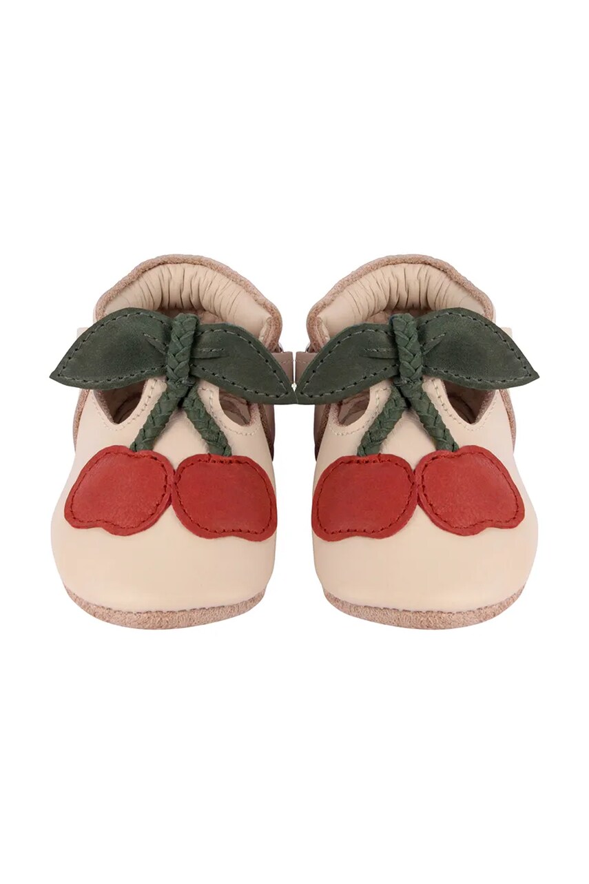 Donsje csecsemő bőrcipő Nanoe Shoes Cherry bézs, 1005015 termék 2. képe
