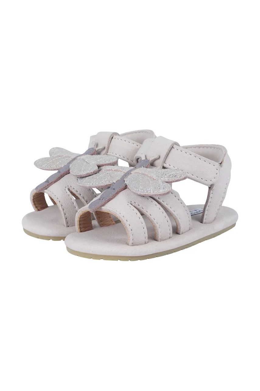 Детские кожаные сандалии Donsje Tuti Sky Sandals Libelle цвет бежевый 1008012 Детские кожаные сандалии Donsje Tuti Sky Sandals Libelle цвет бежевый 1008012