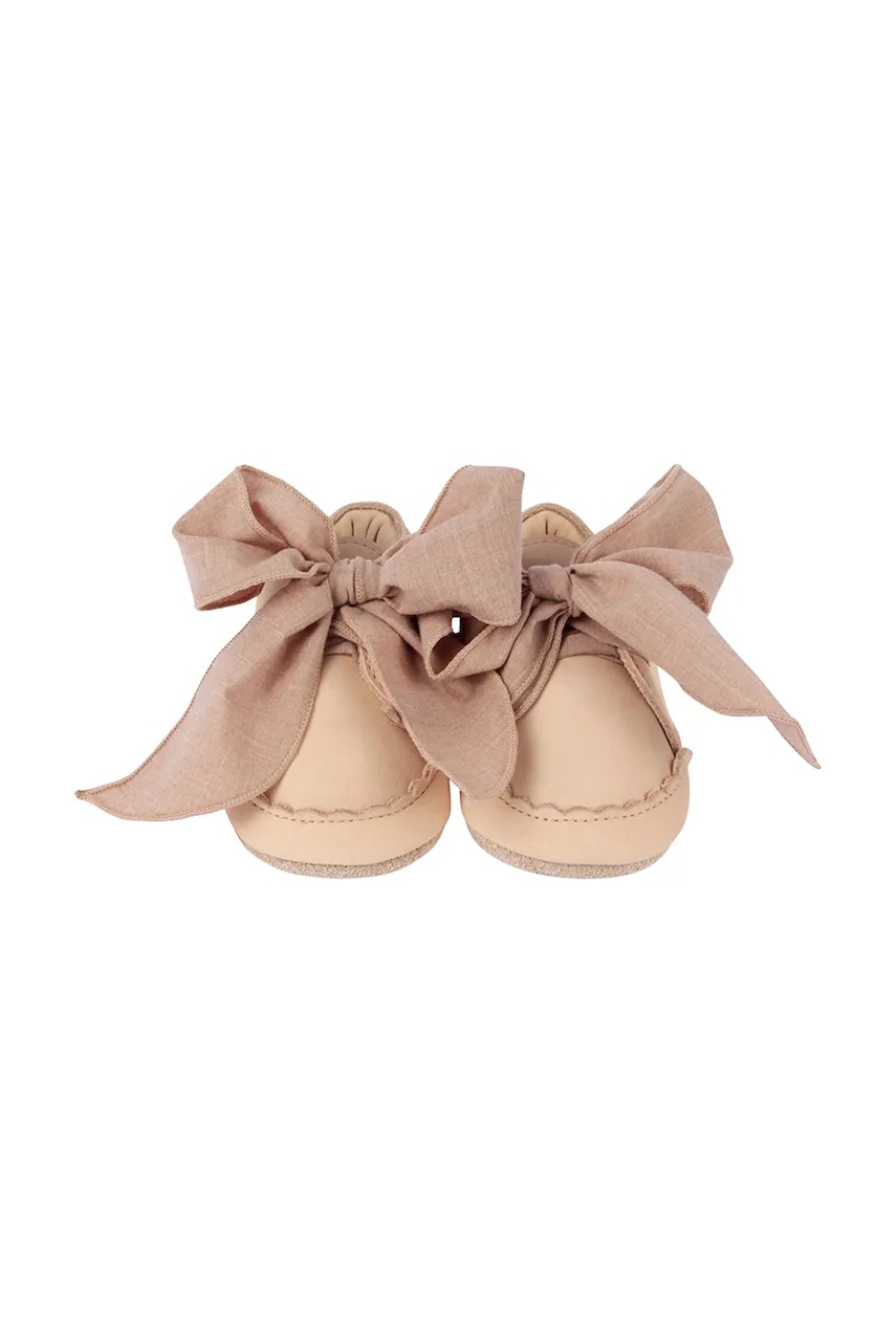 Шкіряні кросівки для немовлят Donsje Lonny Sneakers колір рожевий 1034700 Шкіряні кросівки для немовлят Donsje Lonny Sneakers колір рожевий 1034700