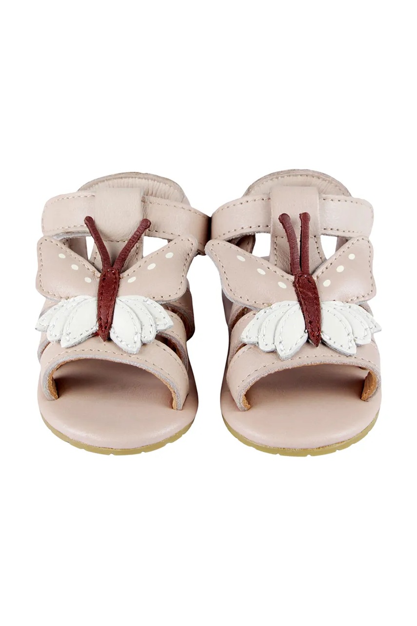 Дитячі шкіряні сандалі Donsje Tuti Sky Sandals Butterfly колір рожевий 1036601 Дитячі шкіряні сандалі Donsje Tuti Sky Sandals Butterfly колір рожевий 1036601