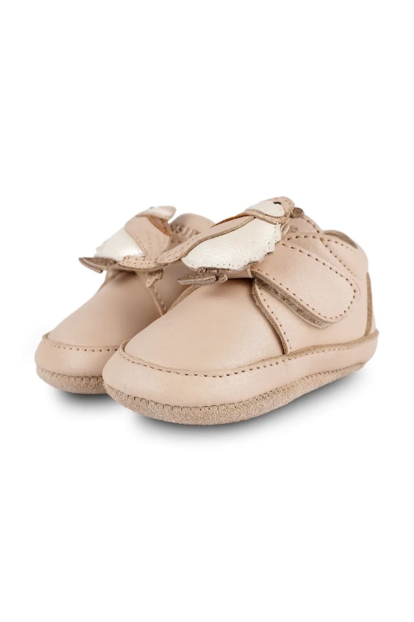 Шкіряні кросівки для немовлят Donsje Niek Sneakers Pink Chickadee колір рожевий 1037007