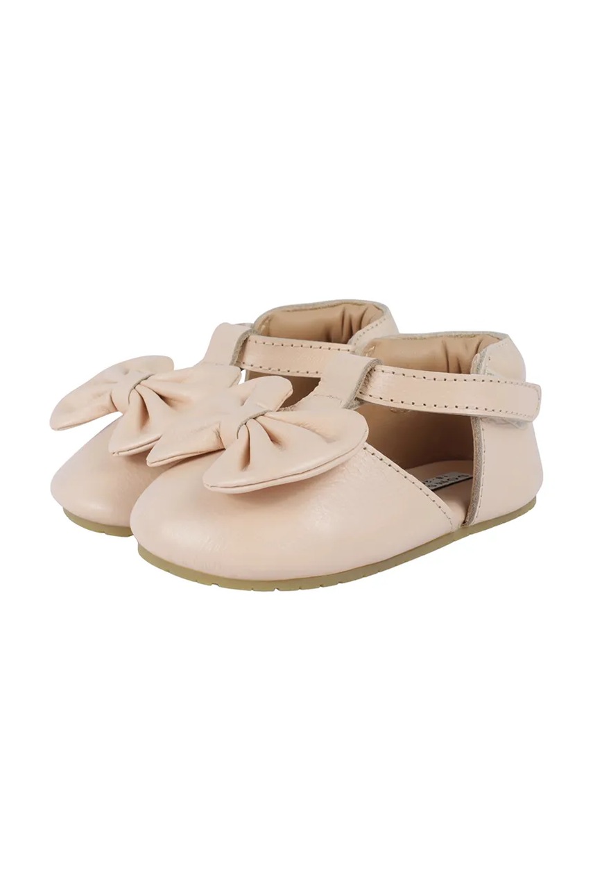 Шкіряні балетки для немовлят Donsje Meau Shoes колір рожевий 1038900