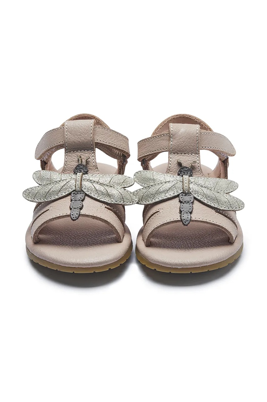 Детские кожаные сандалии Donsje Jiles Sky Sandals Libelle цвет розовый 1501804