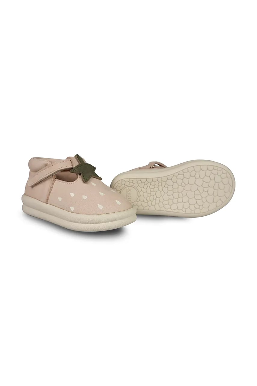 Donsje pantofi năbuc pentru copii Joeka Shoes Strawberry culoarea roz, 1501905 Donsje pantofi năbuc pentru copii Joeka Shoes Strawberry culoarea roz, 1501905