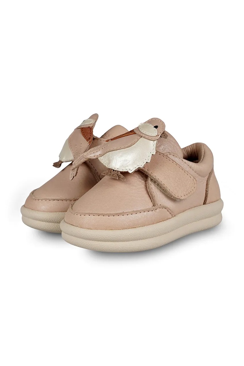 Детские кожаные полуботинки Donsje Nellu Sneakers Pink Chickadee цвет розовый 1502604