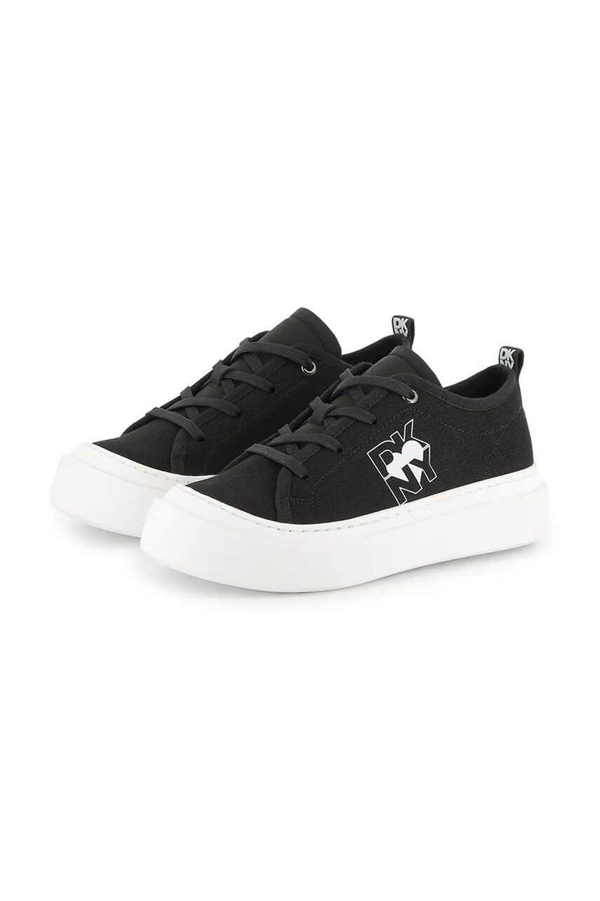 Dkny Adidasi pentru copii culoarea negru, D62085