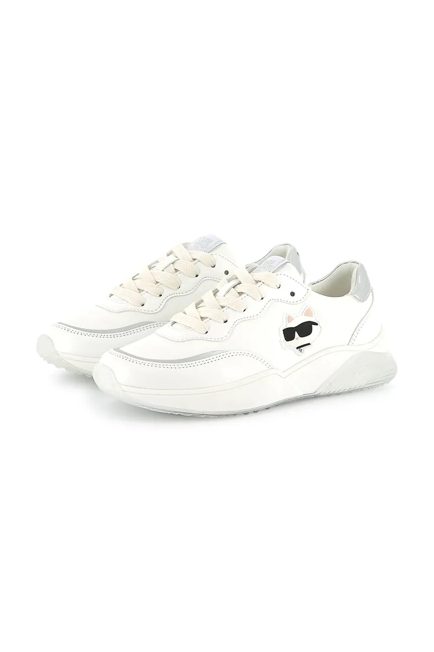 Karl Lagerfeld sneakers pentru copii culoarea alb, Z30373
