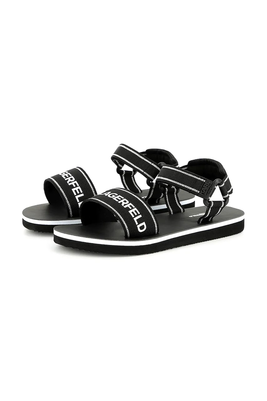 Karl Lagerfeld sandale copii culoarea negru, Z30374